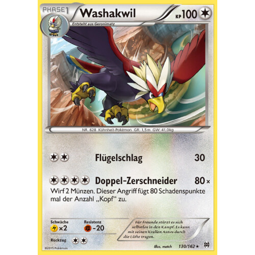 Washakwil - 130/162 - Rare