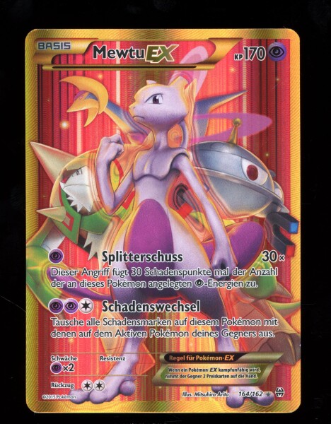 Mewtu Ex 164 162 Shiny