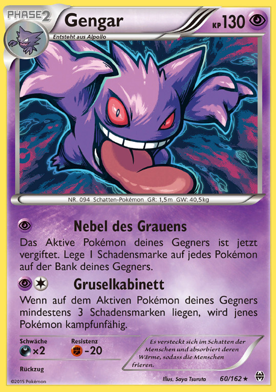 Gengar 60/162 Reverse Holo