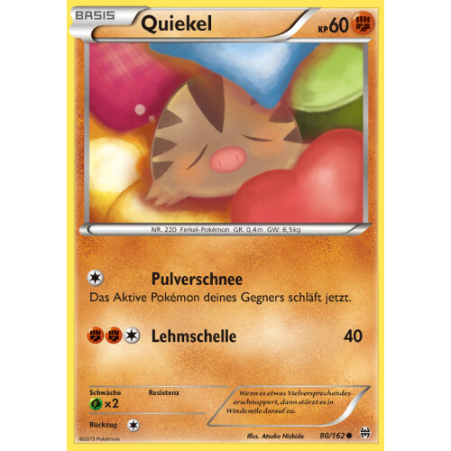 Quiekel - 80/162 - Reverse Holo
