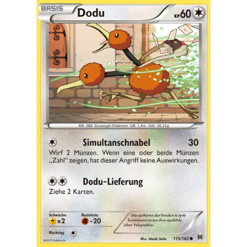 Dodu - 115/162 - Reverse Holo
