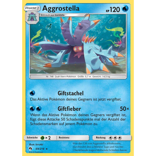 Aggrostella - 69/214 - Rare