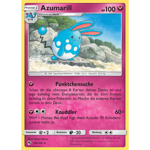 Azumarill - 136/214 - Rare