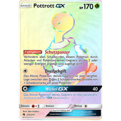 Pottrott GX - 215/214 - Rainbow Rare