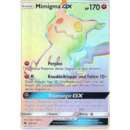 Mimigma GX - 226/214 - Rainbow Rare