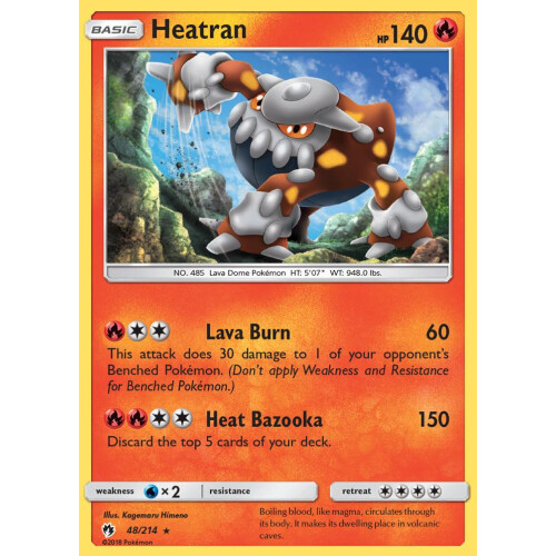 Heatran - 48/214 - Holo