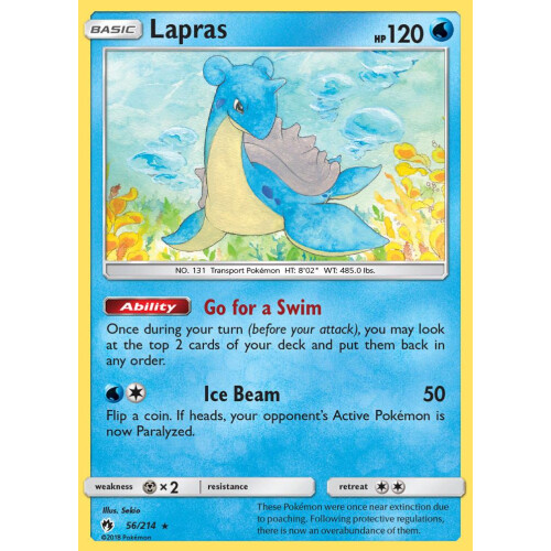 Lapras - 56/214 - Rare