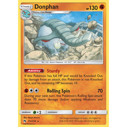 Donphan - 112/214 - Rare