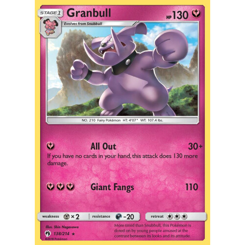 Granbull - 138/214 - Rare