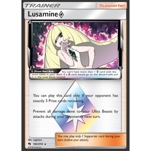 Lusamine Prism - 182/214 - Prism