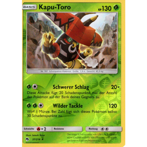Kapu-Toro - 37/214 - Reverse Holo