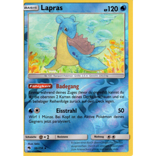 Lapras - 56/214 - Reverse Holo