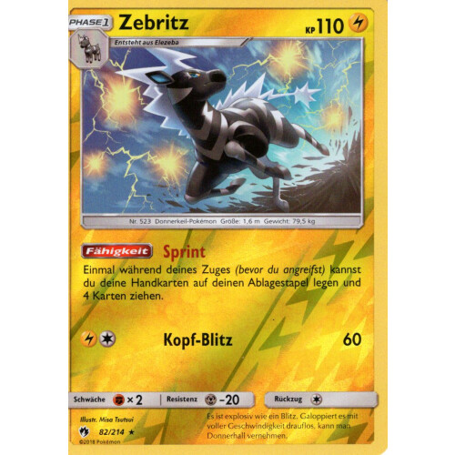 Zebritz - 82/214 - Reverse Holo