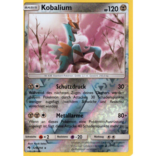 Kobalium - 129/214 - Reverse Holo