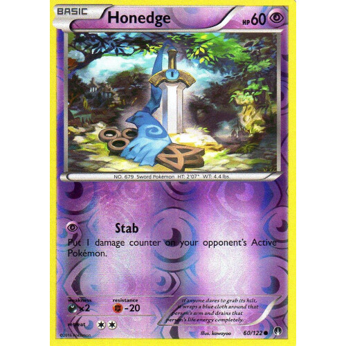 Honedge - 60/122 - Reverse Holo