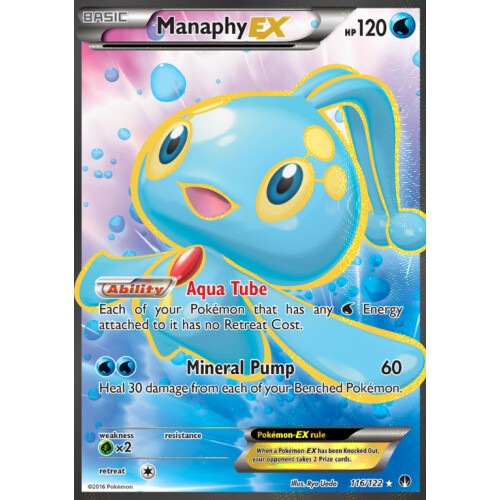 Manaphy-EX - 116/122 - Fullart