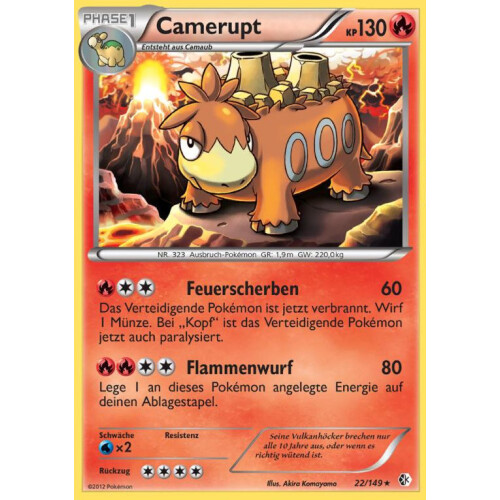 Camerupt - 22/149 - Rare