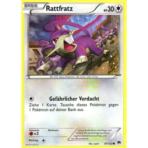 Rattfratz - 87/122 - Reverse Holo