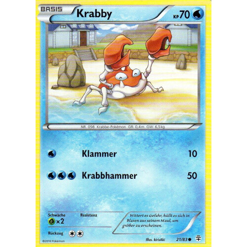 Krabby - 21/83 - Common