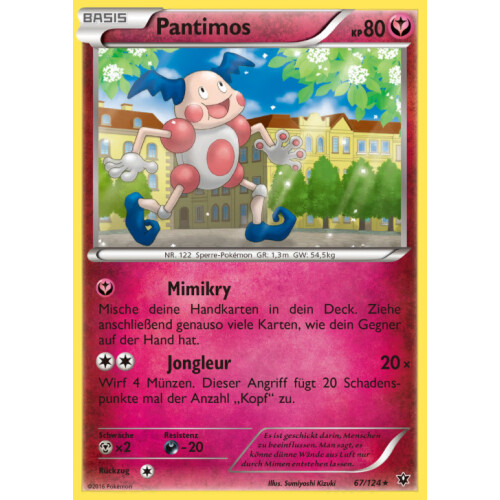 Pantimos - 67/124 - Rare