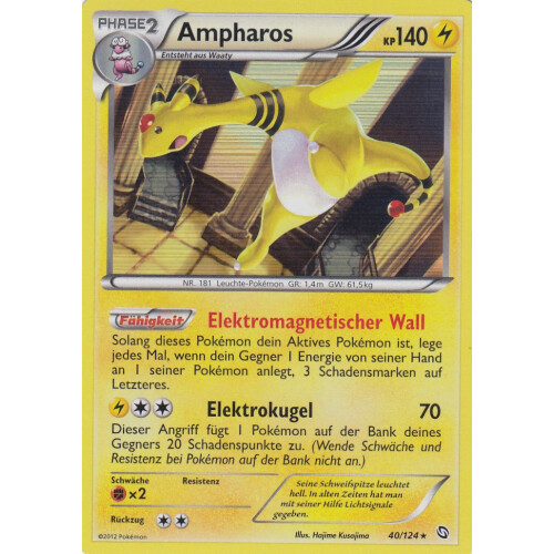 Ampharos - 40/124 - Holo