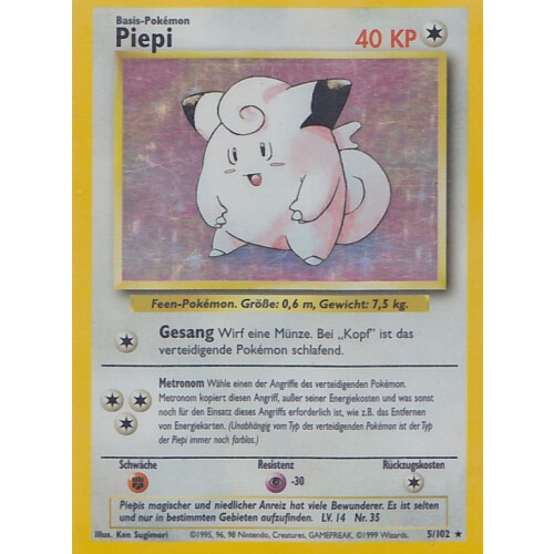 Piepi - 5/102 - Holo - Played