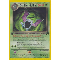 Dunkles Golbat - 24/82 - Rare 1st Edition - Played