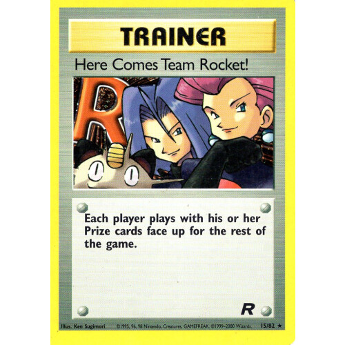 Here Comes Team Rocket! - 15/82 - Holo - Played