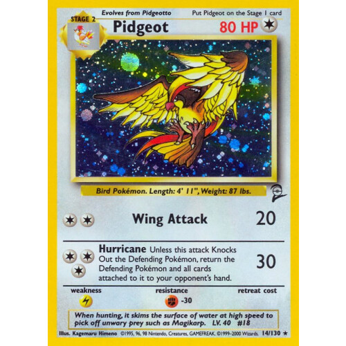 Pidgeot - 14/130 - Holo - Good
