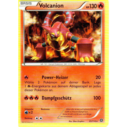 Volcanion - 25/114 - Rare