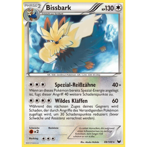 Bissbark - 88/108 - Rare