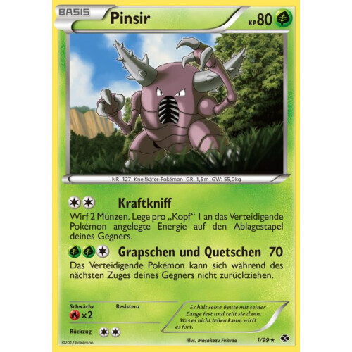 Pinsir - 1/99 - Rare