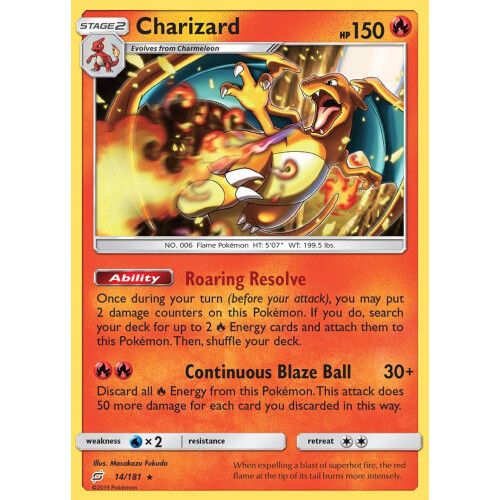 Charizard - 14/181 - Rare