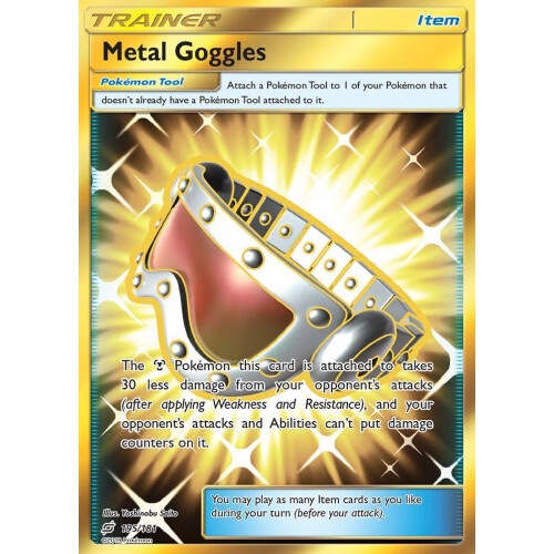 Metal Goggles - 195/181 - Secret Rare