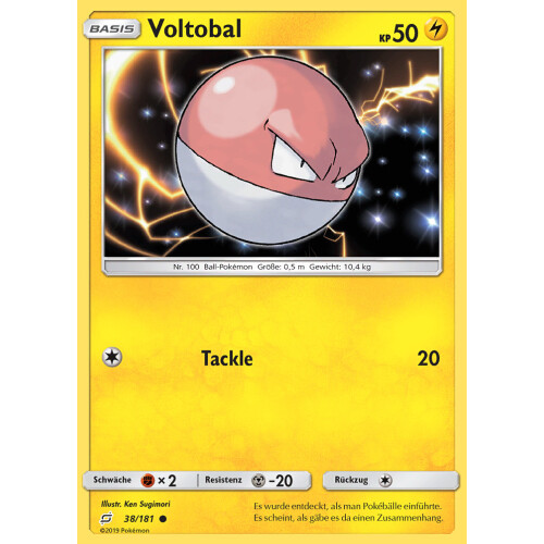 Voltoball - 38/181 - Reverse Holo