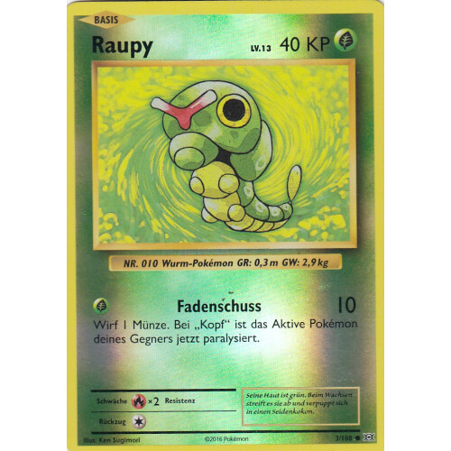 Raupy - 3/108 - Reverse Holo