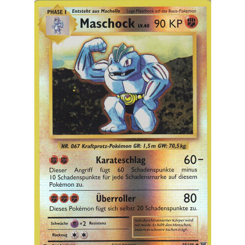 Maschock - 58/108 - Reverse Holo