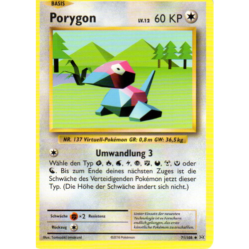 Porygon - 71/108 - Reverse Holo
