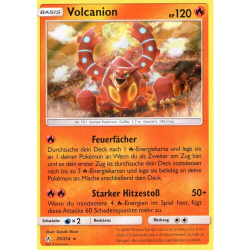 Volcanion - 25/214 - Holo