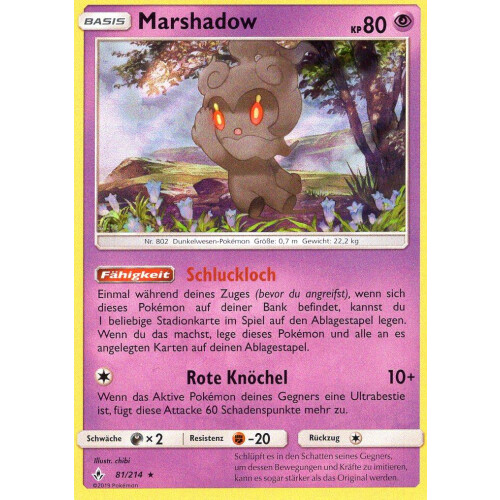Marshadow - 81/214 - Holo