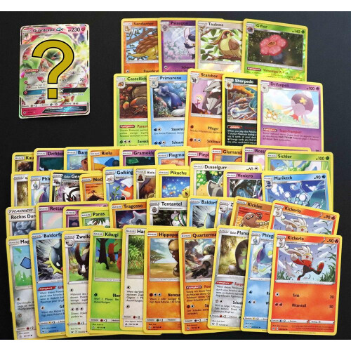 Pokemon Sammlung - 50 Karten mit garantierter Ultra Rare, Rares & Reverse Holos!