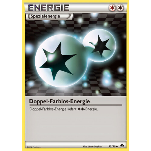 Doppel-Farblos-Energie - 92/99 - Uncommon