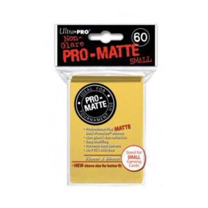 Ultra Pro Pro Matte Small Yellow - 60 Sleeves