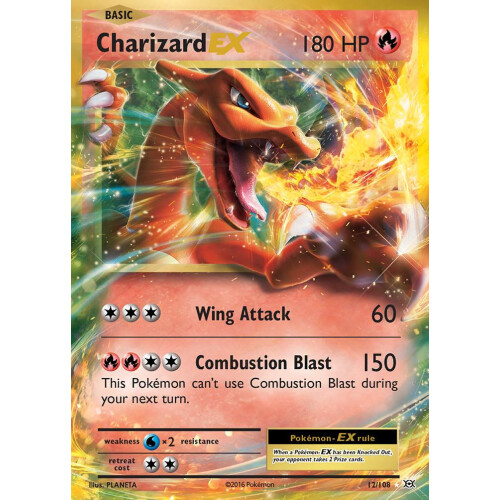 Charizard-EX - 12/108 - EX