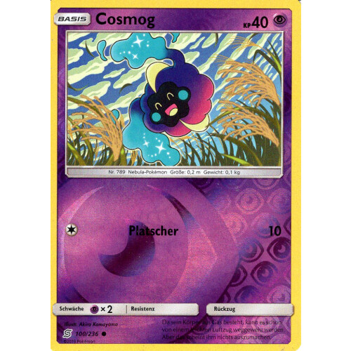 Pokemon Karten SM11 Bund der Gleichgesinnten 100/236 Cosmog #1 
