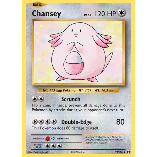 Chansey - 70/108 - Holo