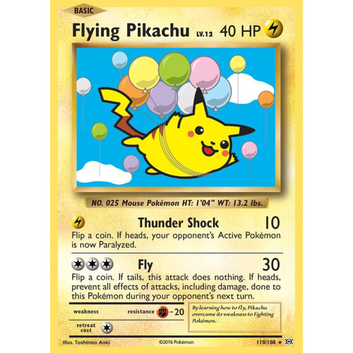 Flying Pikachu - 110/108 - Rare
