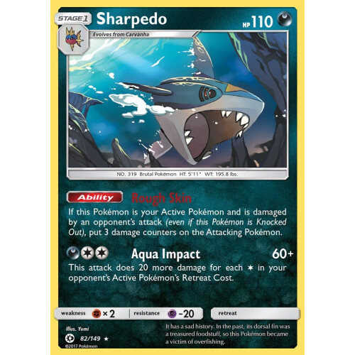 Sharpedo - 82/149 - Holo