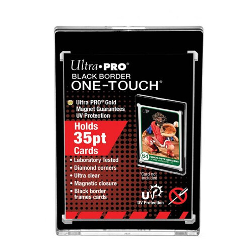 Ultra Pro - Black Border One-Touch Magnetic Card Holder (35pt)