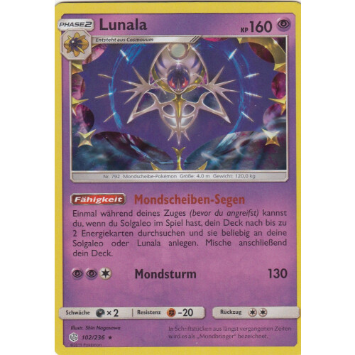 Lunala - 102/236 - Holo